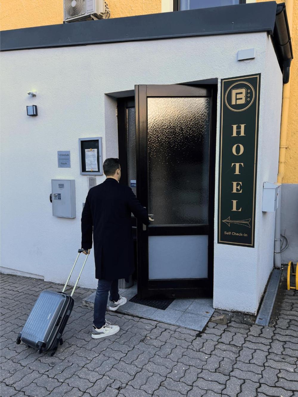 Hotel Blie, Bed & Breakfast, Self Check-In Horn Exteriör bild